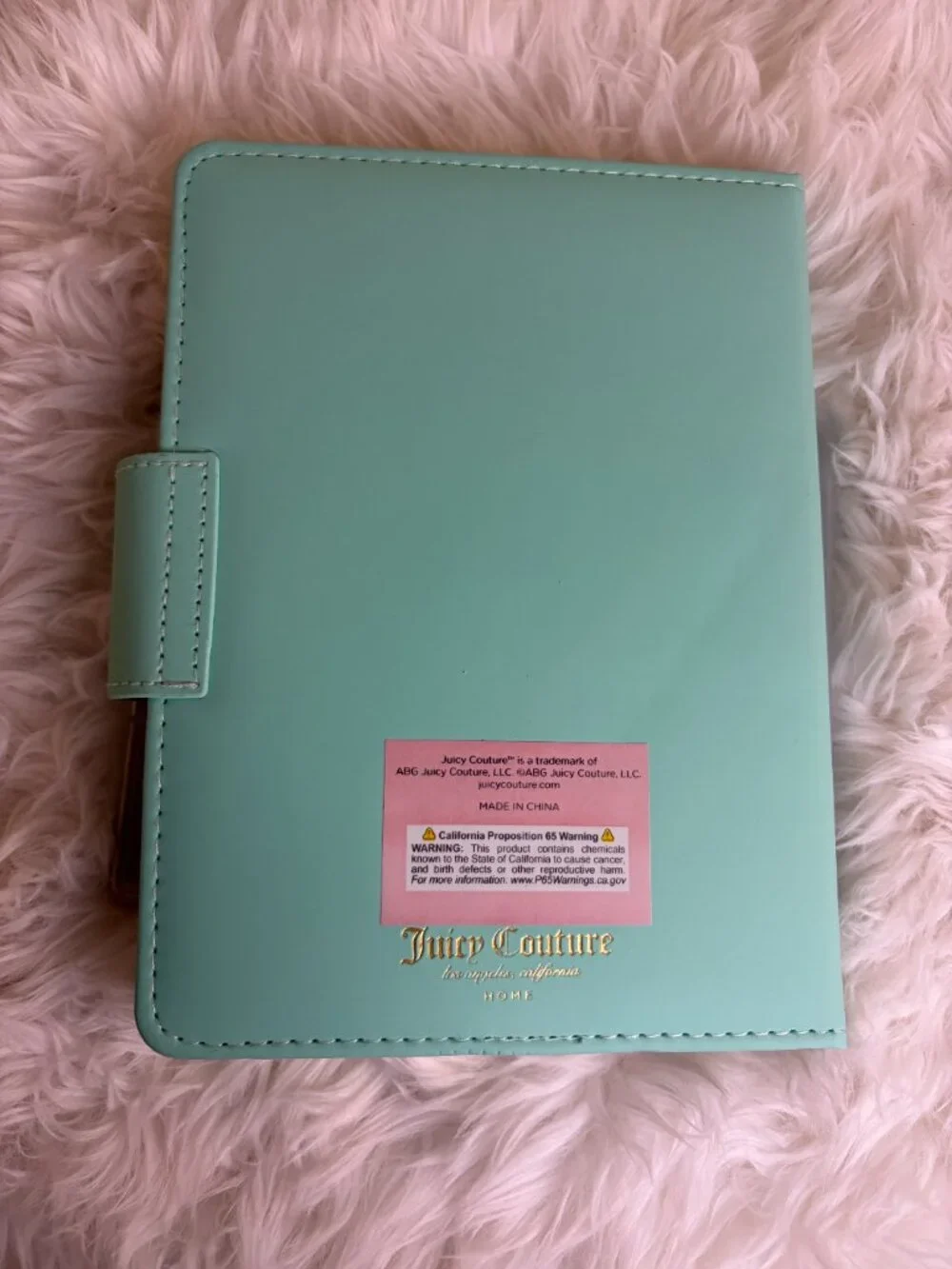 Juicy Couture Butterfly Journal Turquoise Gold Crest 250 Pages Y2K NWT